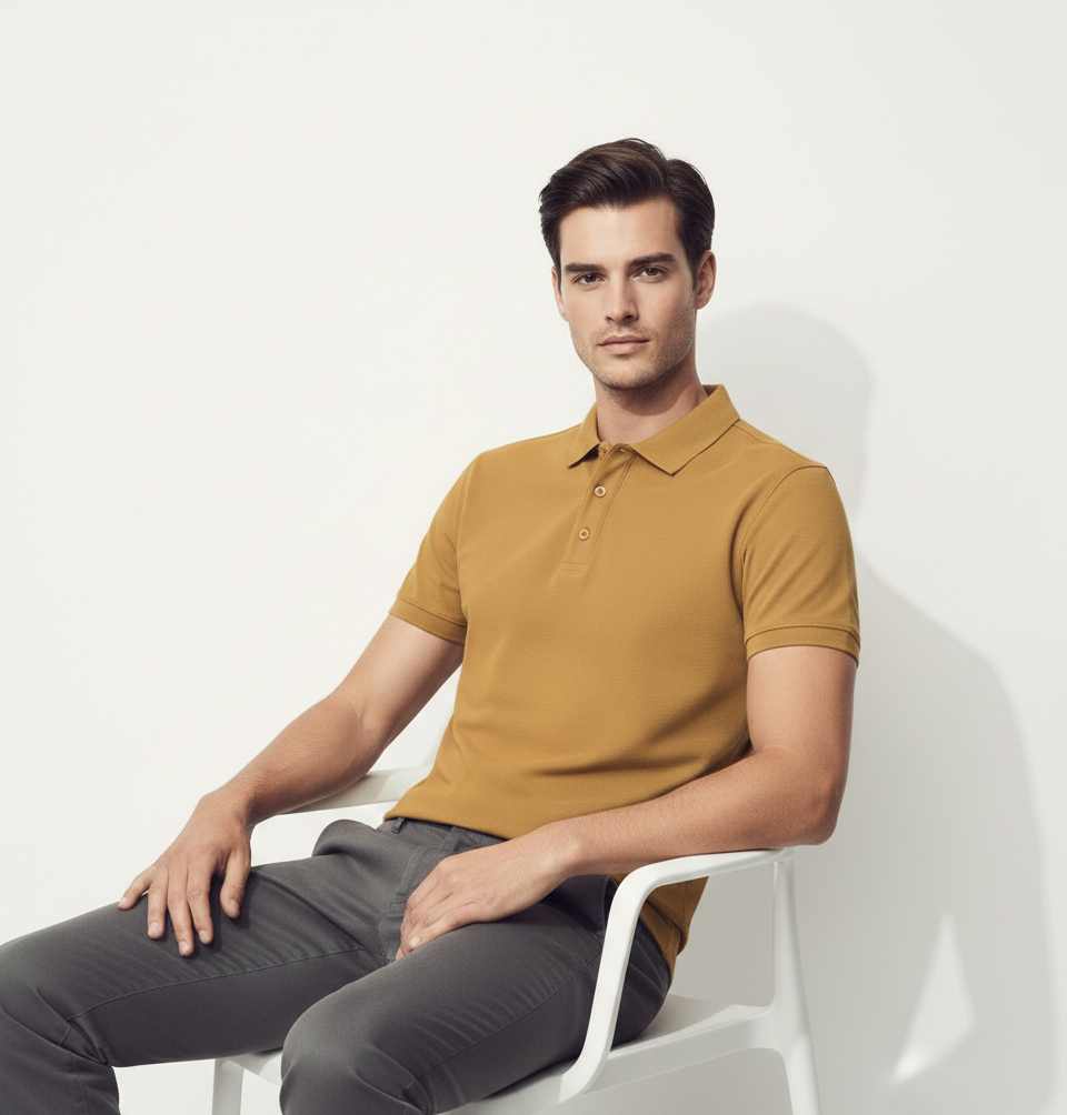 Amber Luxe Polo Tee