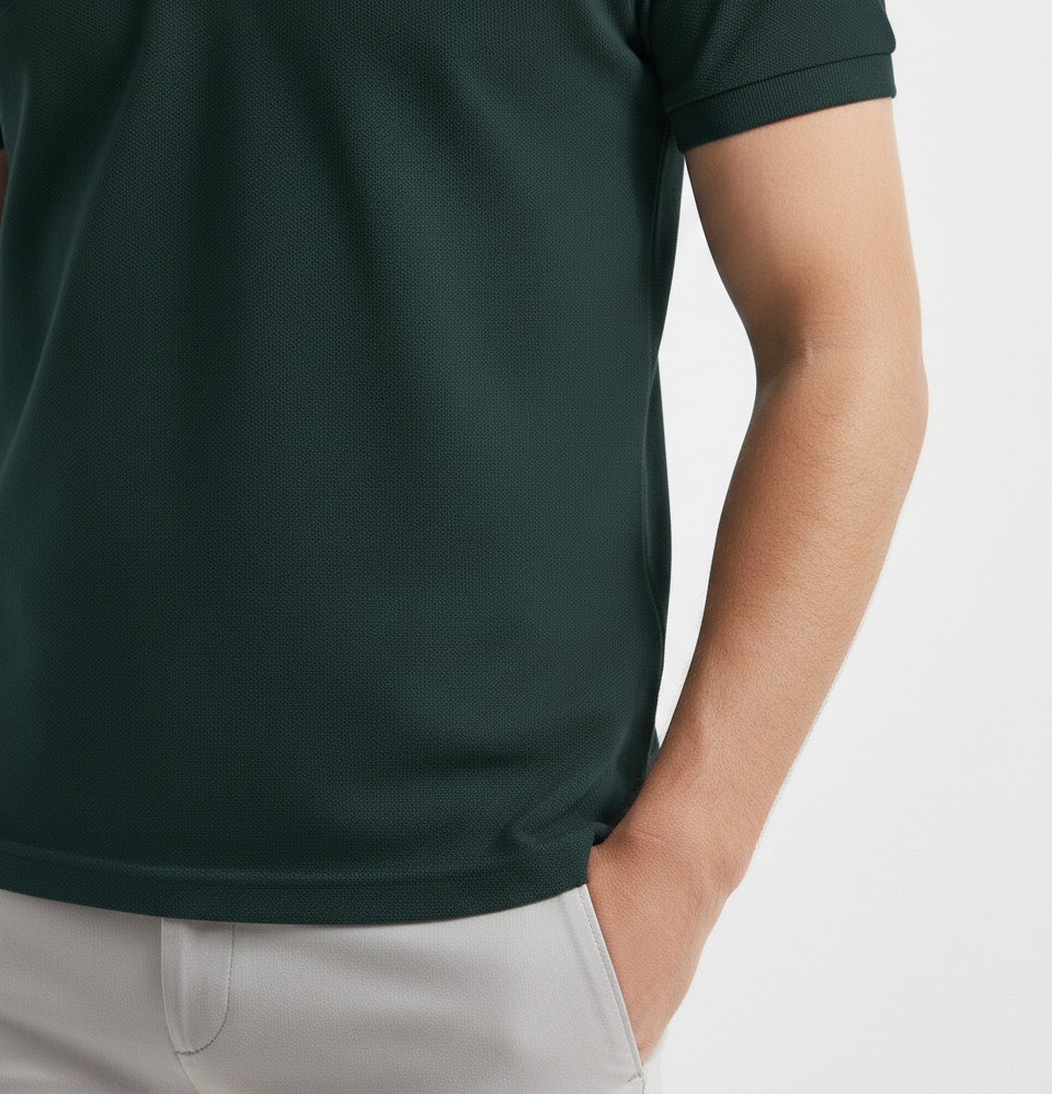 Petrol Blue Luxe Polo