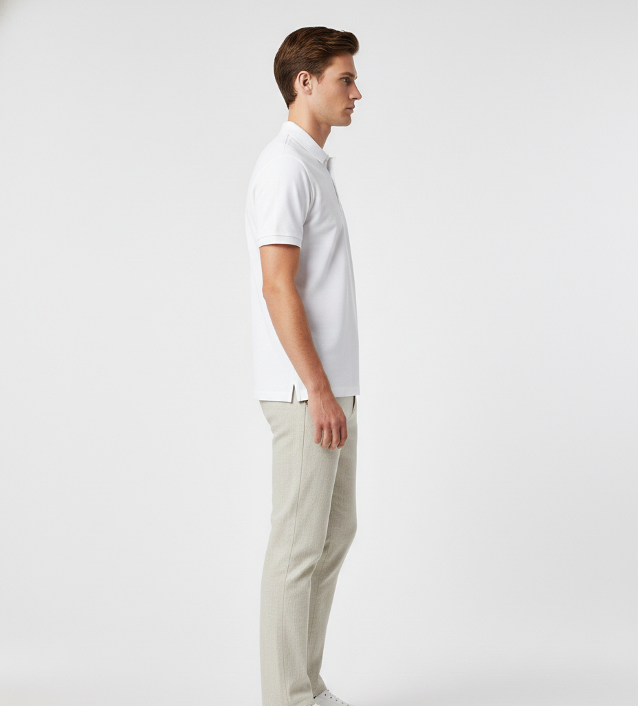 Ivory Classic Piqué Polo