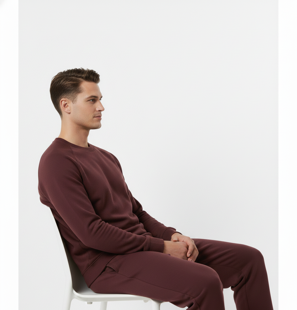 Burgundy Core Sweatshirt