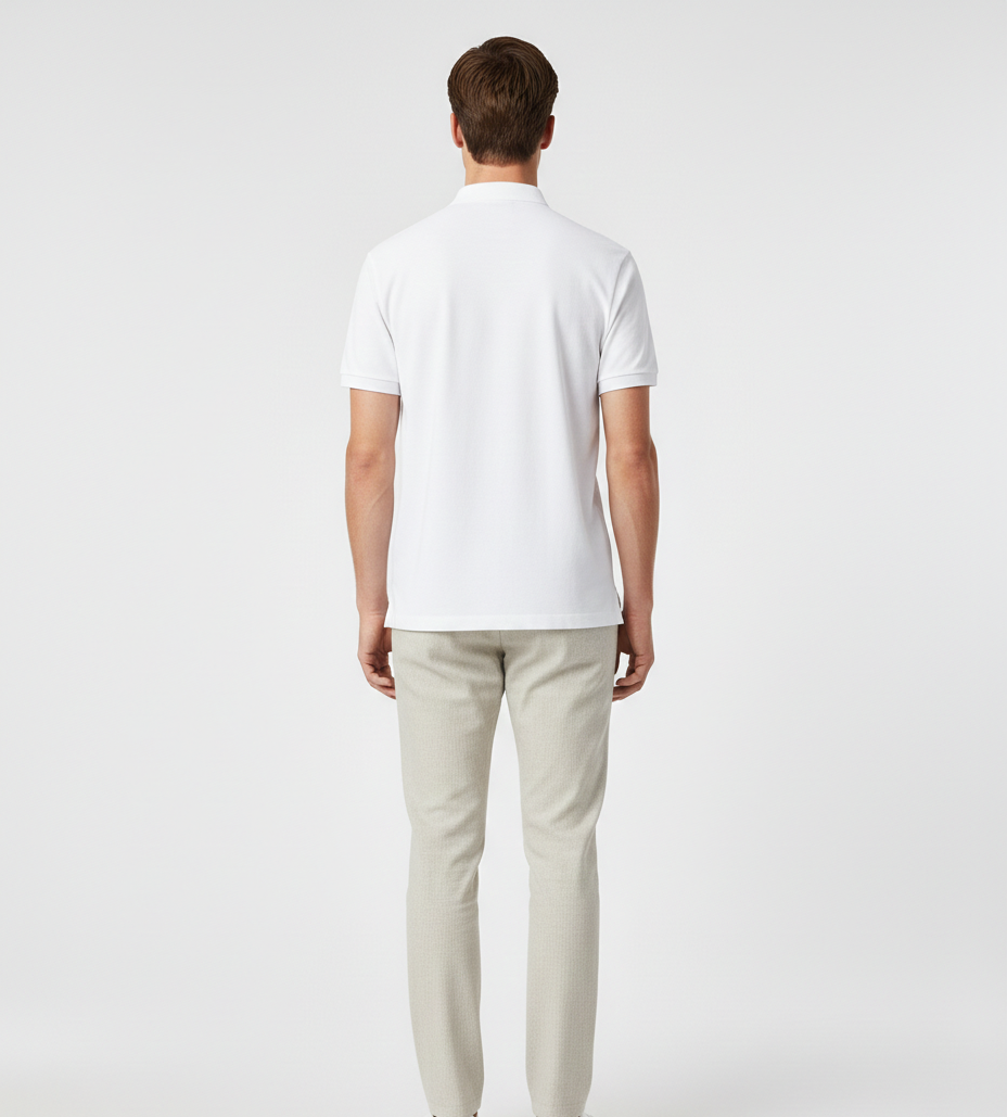 Ivory Classic Piqué Polo