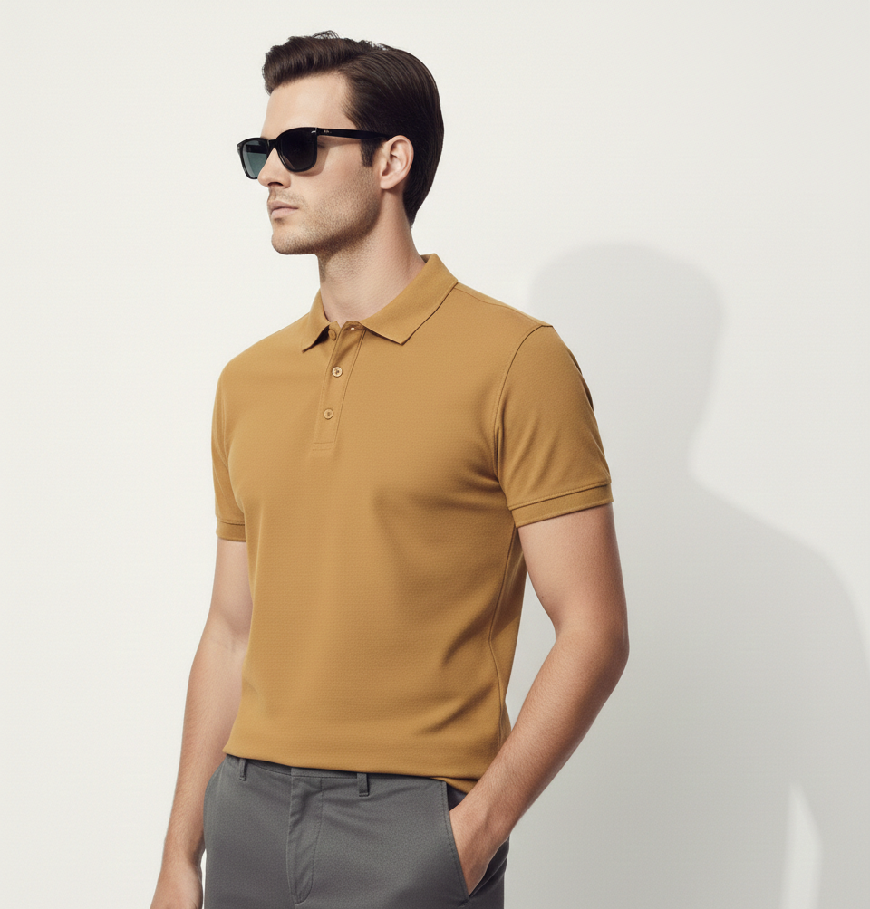 Amber Luxe Polo Tee