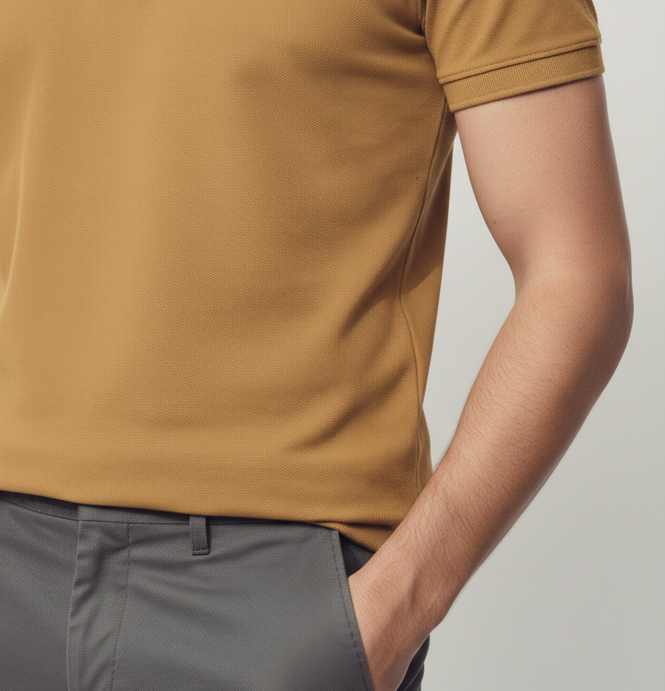 Amber Luxe Polo Tee