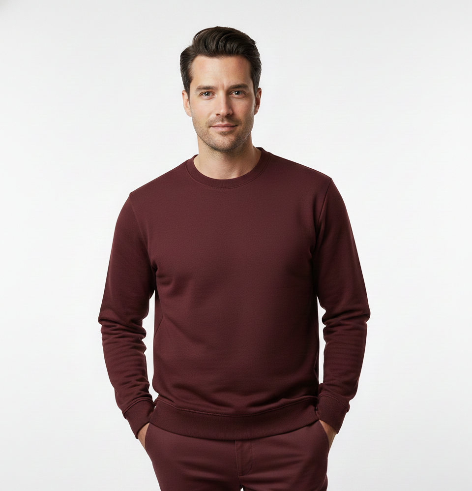 Burgundy Core Sweatshirt