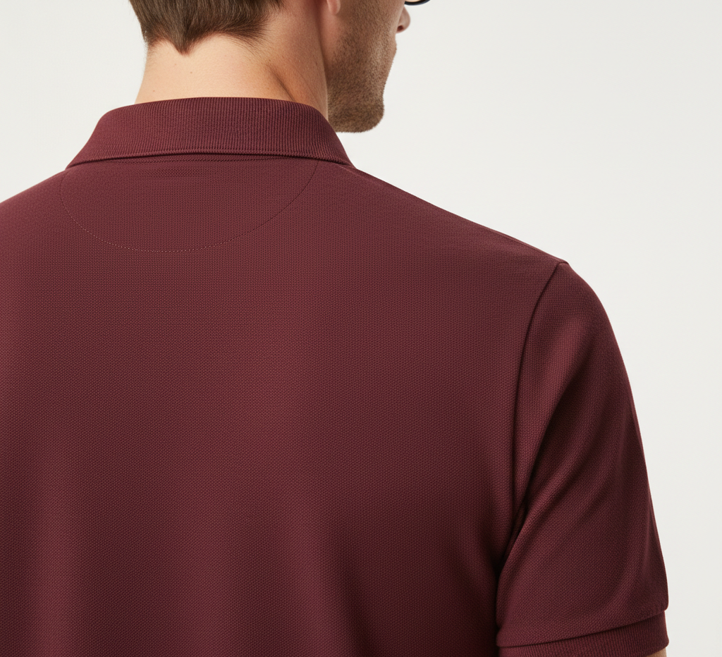 Burgundy Classic Polo Tee