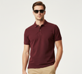 Burgundy Classic Polo Tee